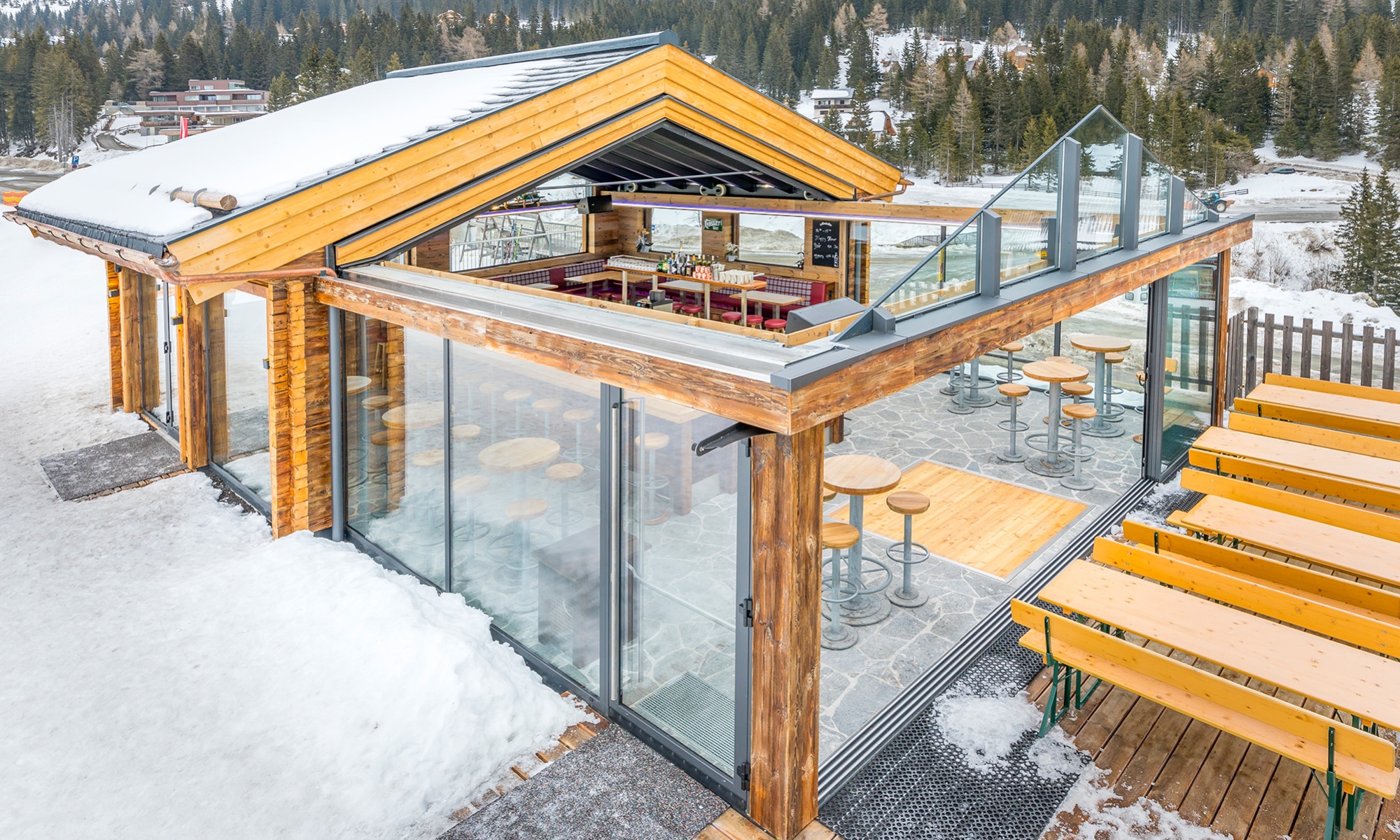 Oben Ohne Après Skihütte im Lachtal
