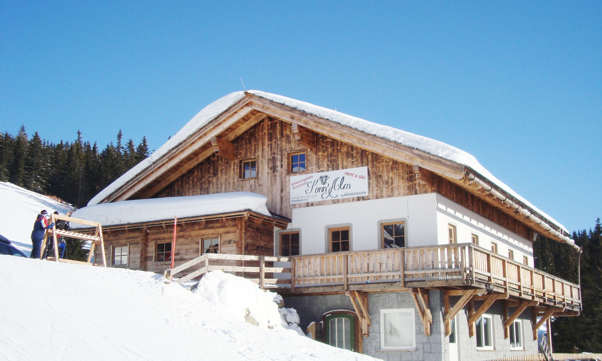 Skihütte, Restaurant Sonn&#039;Alm in Lachtal